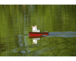 6/2013: Jedna z prvních jízd - rybník v Bubovicích